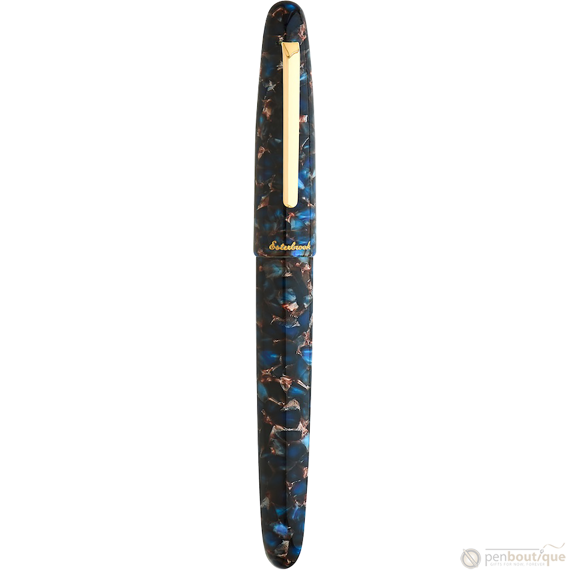 Esterbrook Estie OS Fountain Pen - Nouveau Bleu - Gold Trim-Pen Boutique Ltd