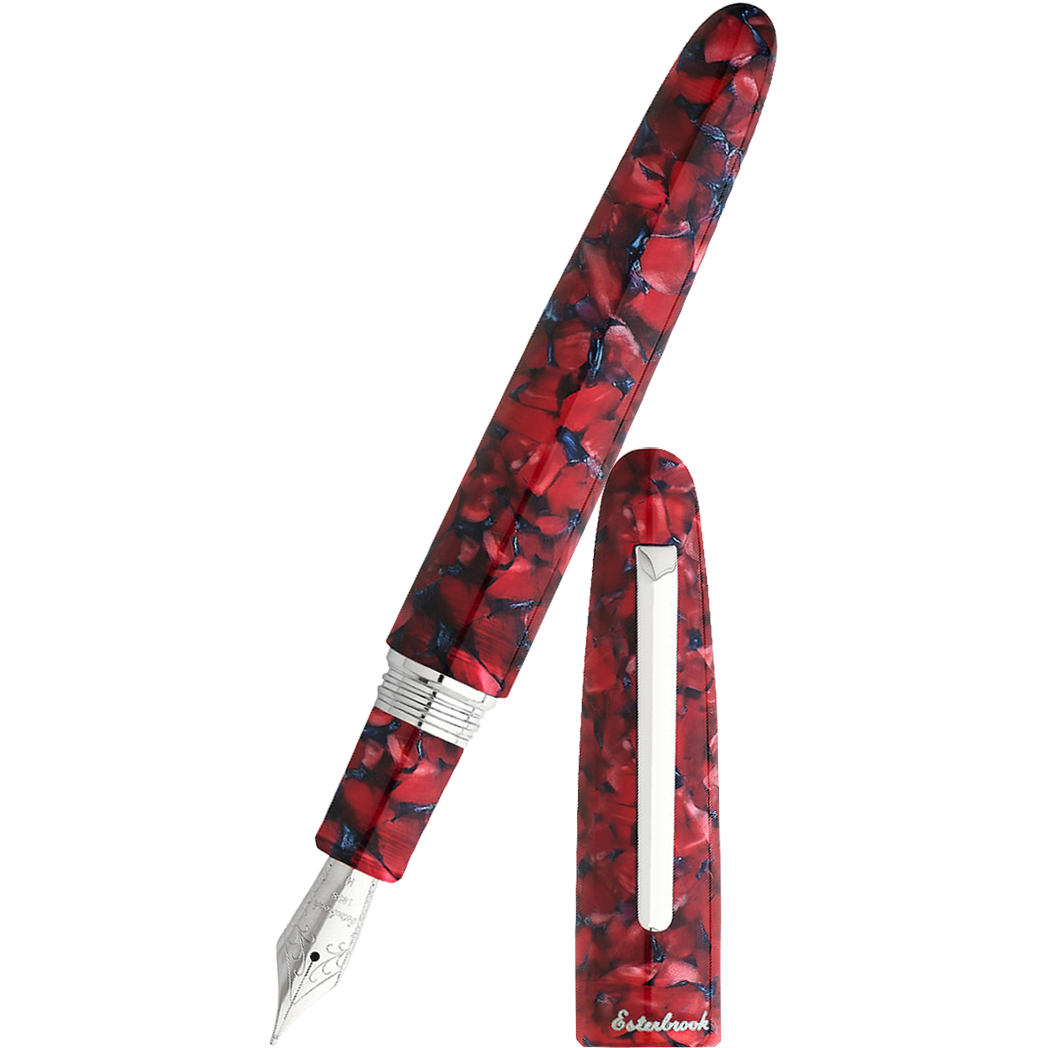 Esterbrook Estie OS Fountain Pen - Scarlett - Palladium Trim-Pen Boutique Ltd