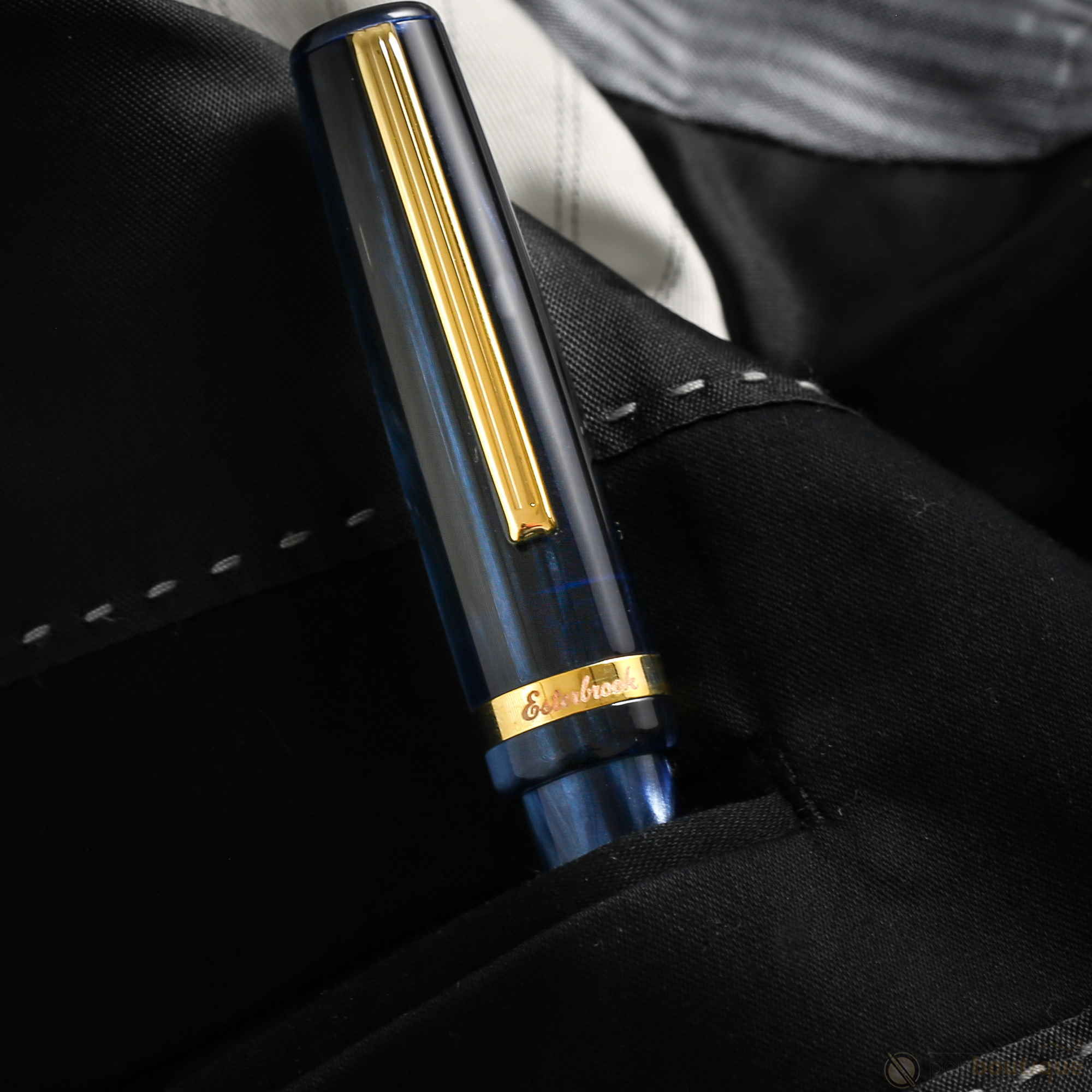 Esterbrook JR Fountain Pen - Capri Blue - Palladium Trim - Pocket-Pen Boutique Ltd