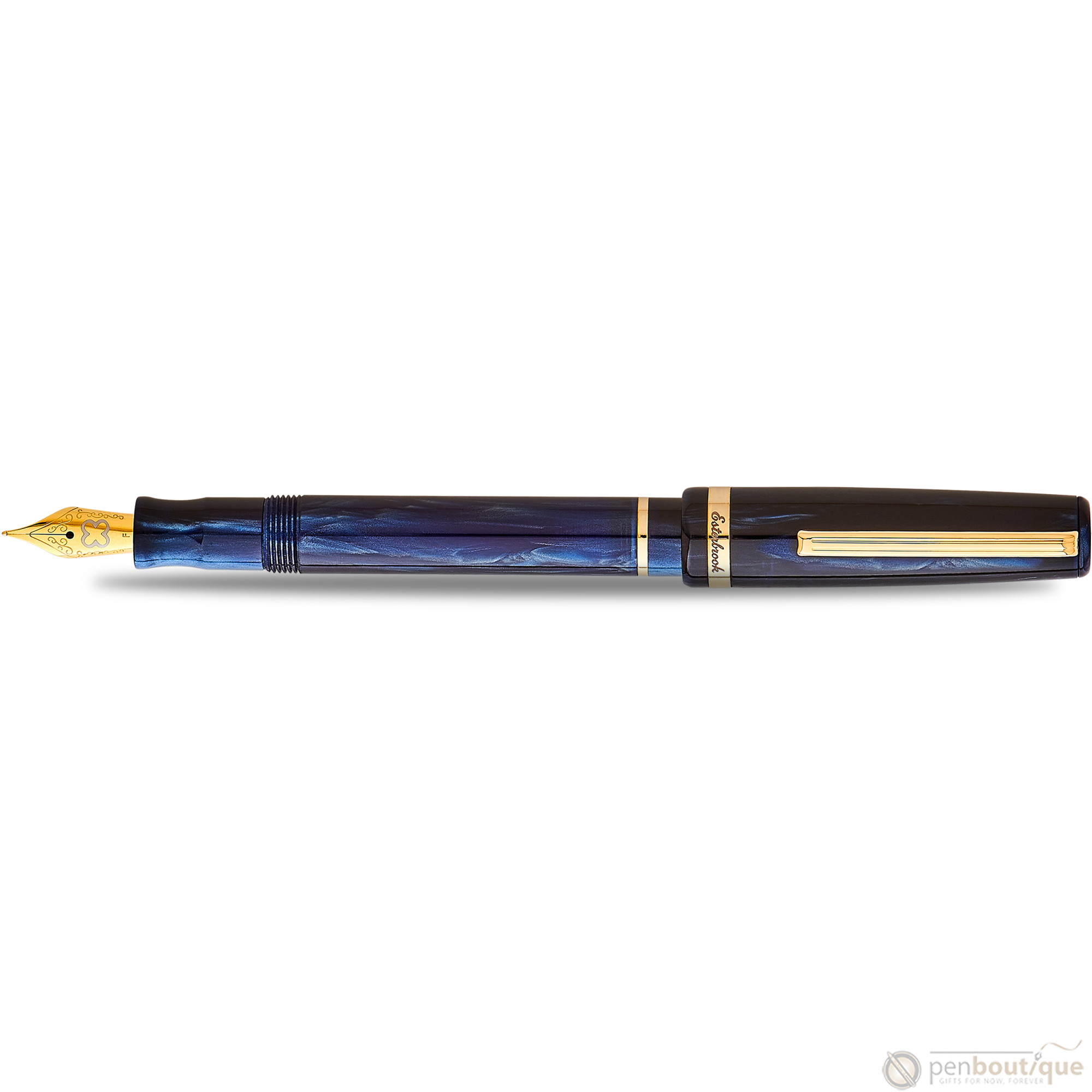 Esterbrook JR Fountain Pen - Capri Blue - Palladium Trim - Pocket-Pen Boutique Ltd