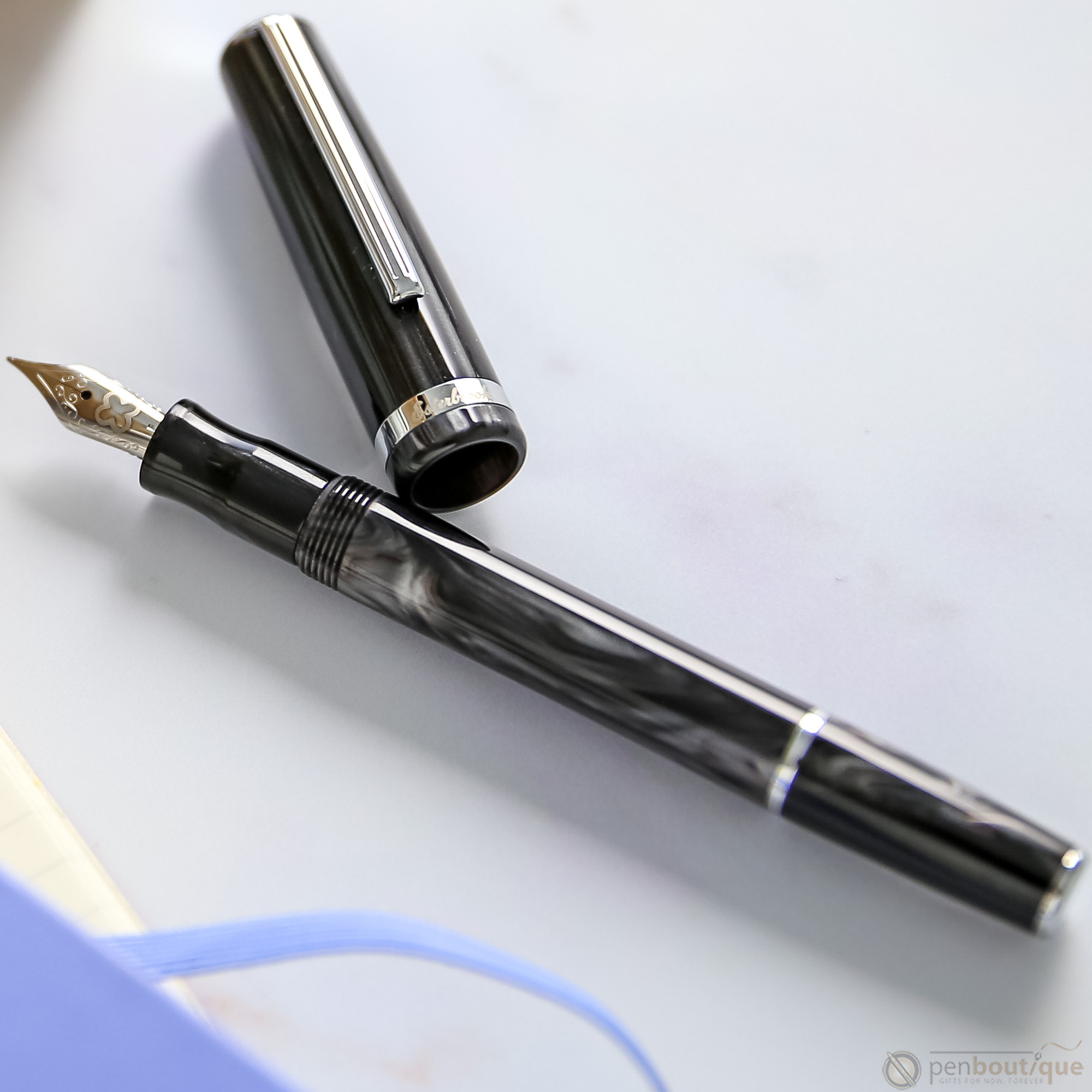 Pocket ball pen platinum-plated