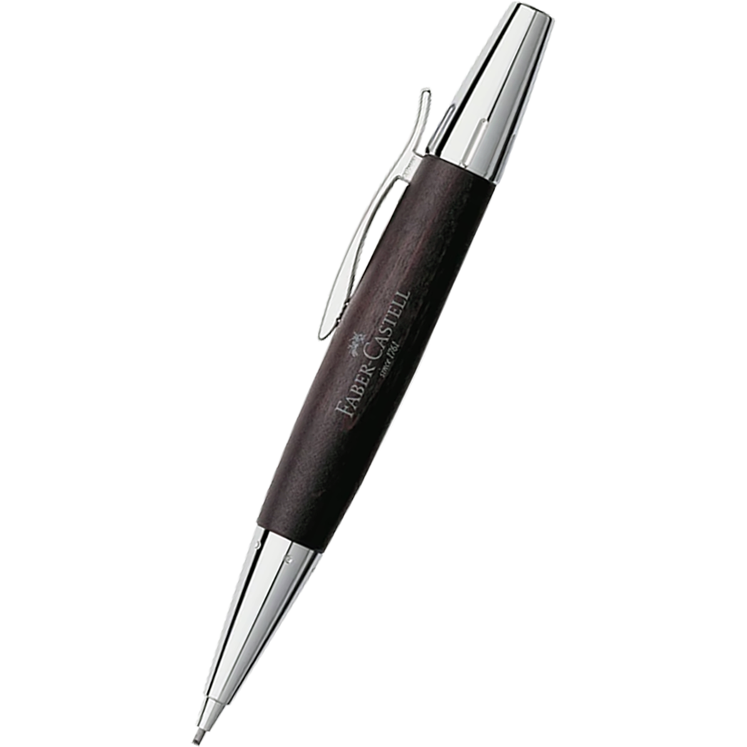 e-motion wood fountain pen, B, dark brown