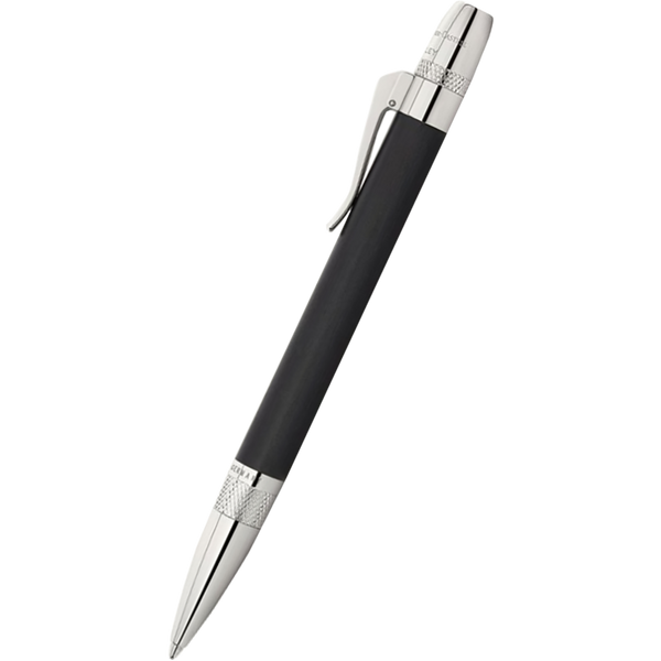 Graf von Faber-Castell Bentley II Ballpoint Pen - Sable Black Ebony Wood-Pen Boutique Ltd