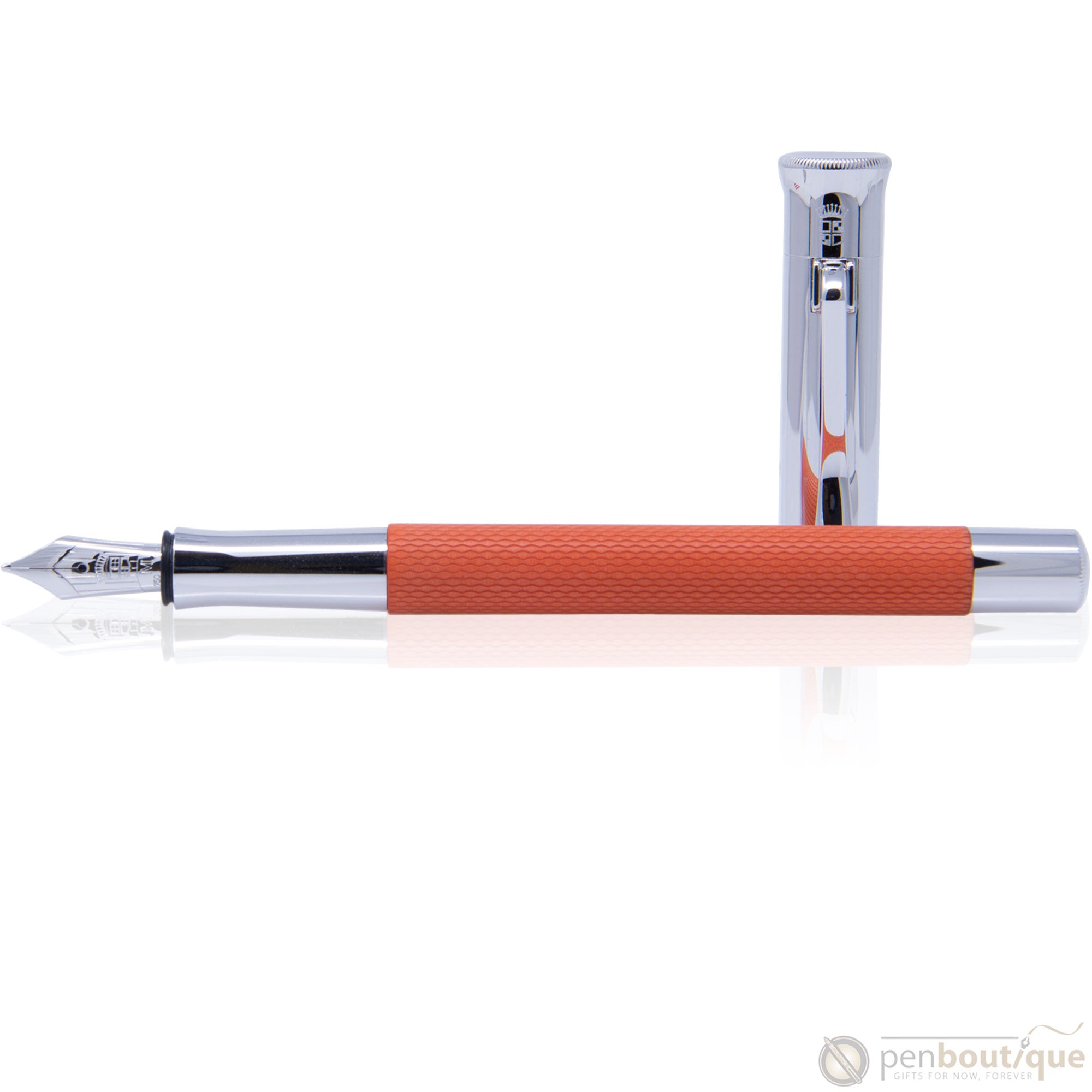 Graf Von Faber-Castell Guilloche Burned Orange Fountain Pen