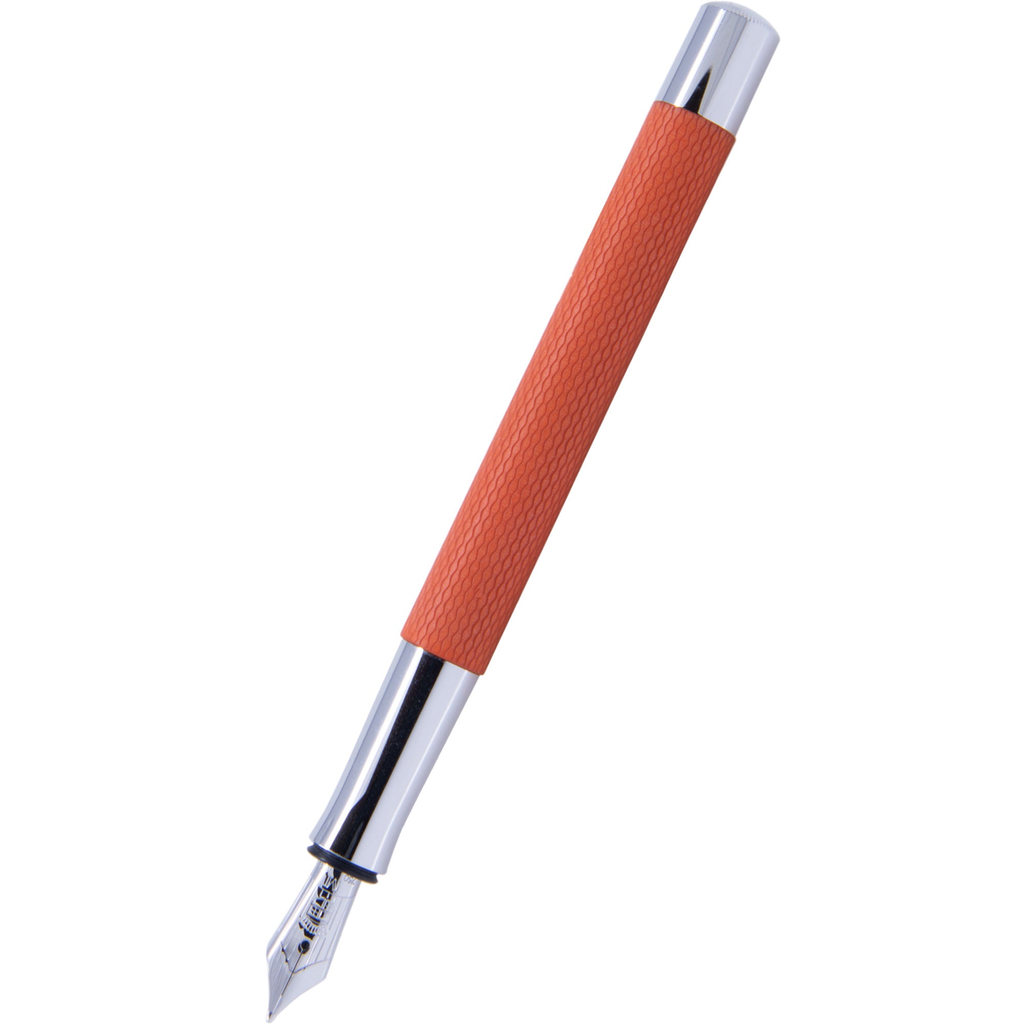 3 Crayons Graphite de Poche Graf von Faber-Castell Guilloché Orange réf  118661