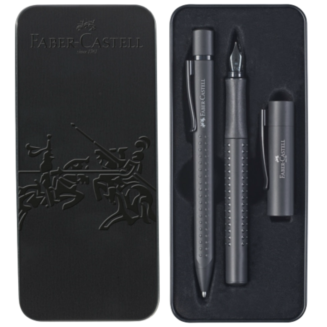 Faber-Castell Grip Harmony Fountain and Ballpoint Pen in Coconut Milk -  Gift Tin