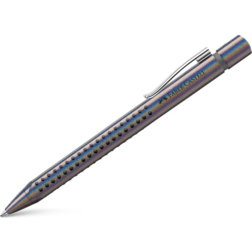 Faber-Castell Grip Glam Fountain Pen, Silver Fine