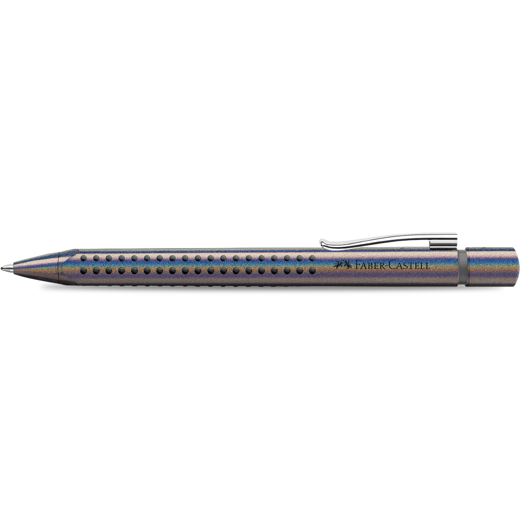 Faber-Castell Grip Glam Fountain Pen, Silver Fine