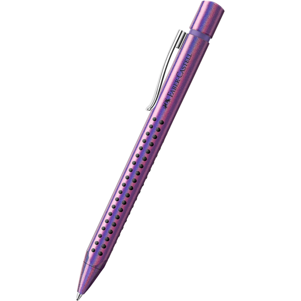 Faber-Castell Grip Ballpoint Pen - Glam Edition - Violet-Pen Boutique Ltd