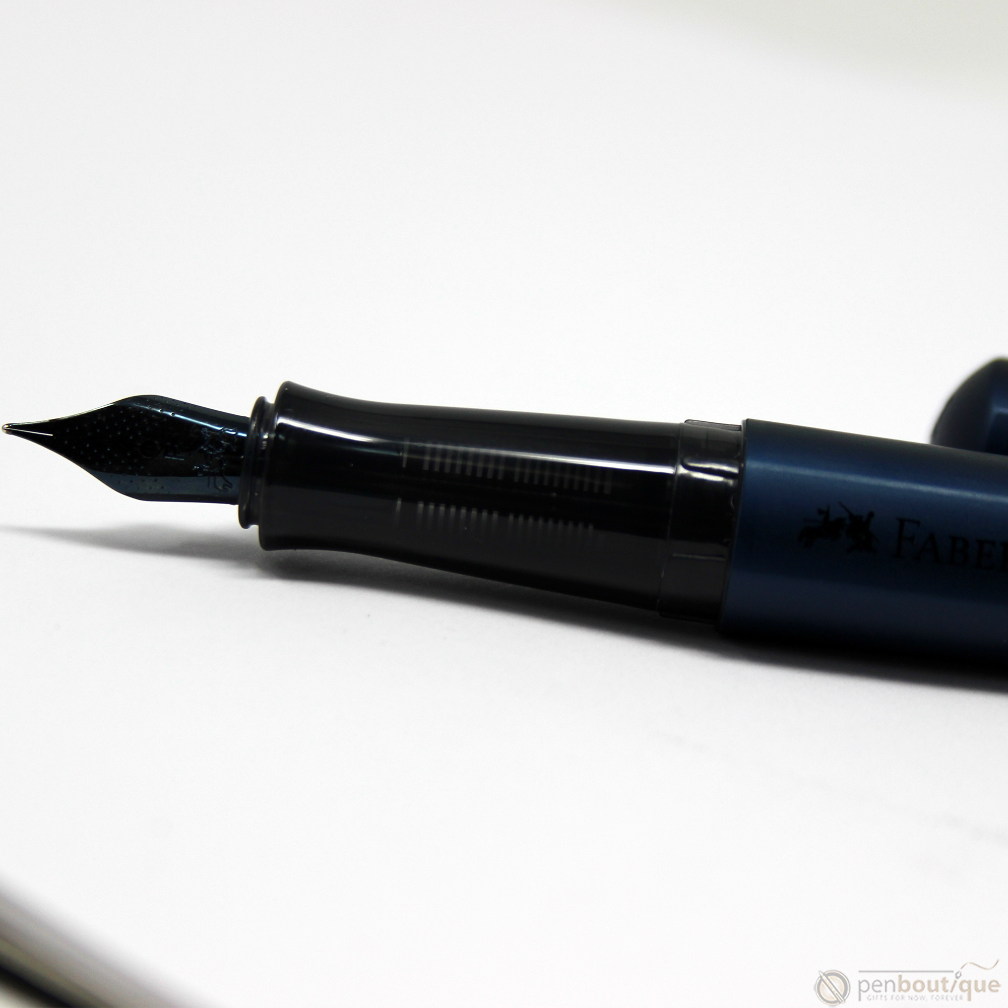 Faber-Castell Hexo Blue Fountain Pen - Fine