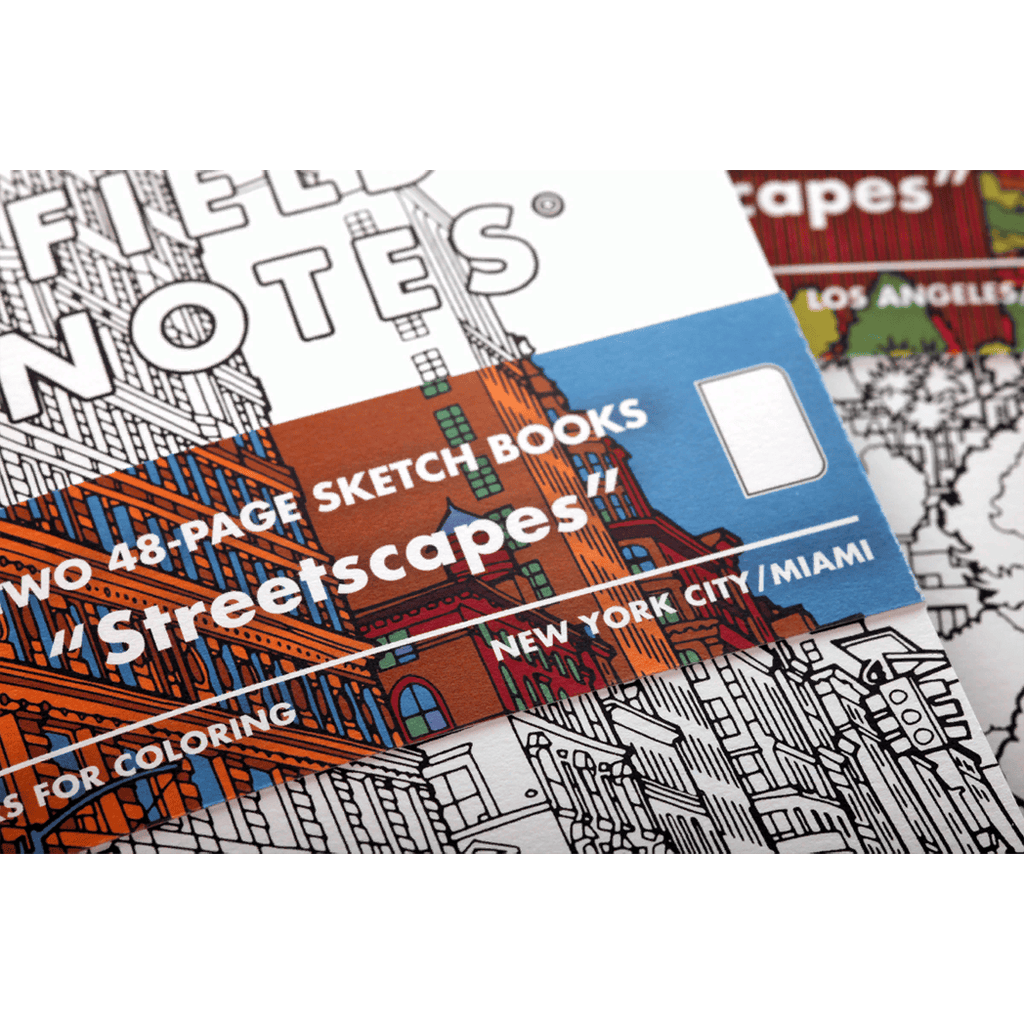 Field Notes Streetscapes Sketch Books - New York & Miami - 4.75 x