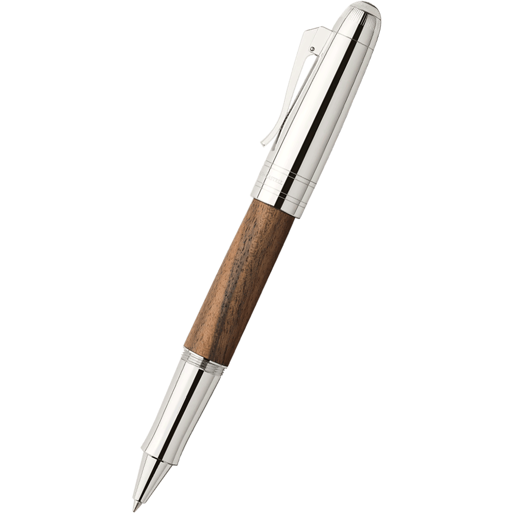 Luxury Walnut Ballpoint Pen Writing Set - Elegant Fancy Nice Gift P