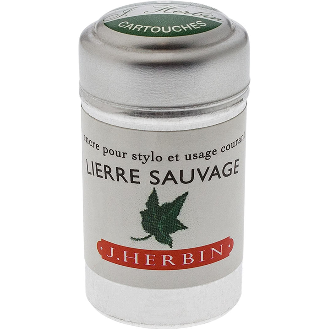 J. Herbin Fountain Pen Lierre Sauvage Ink Cartridge-Pen Boutique Ltd