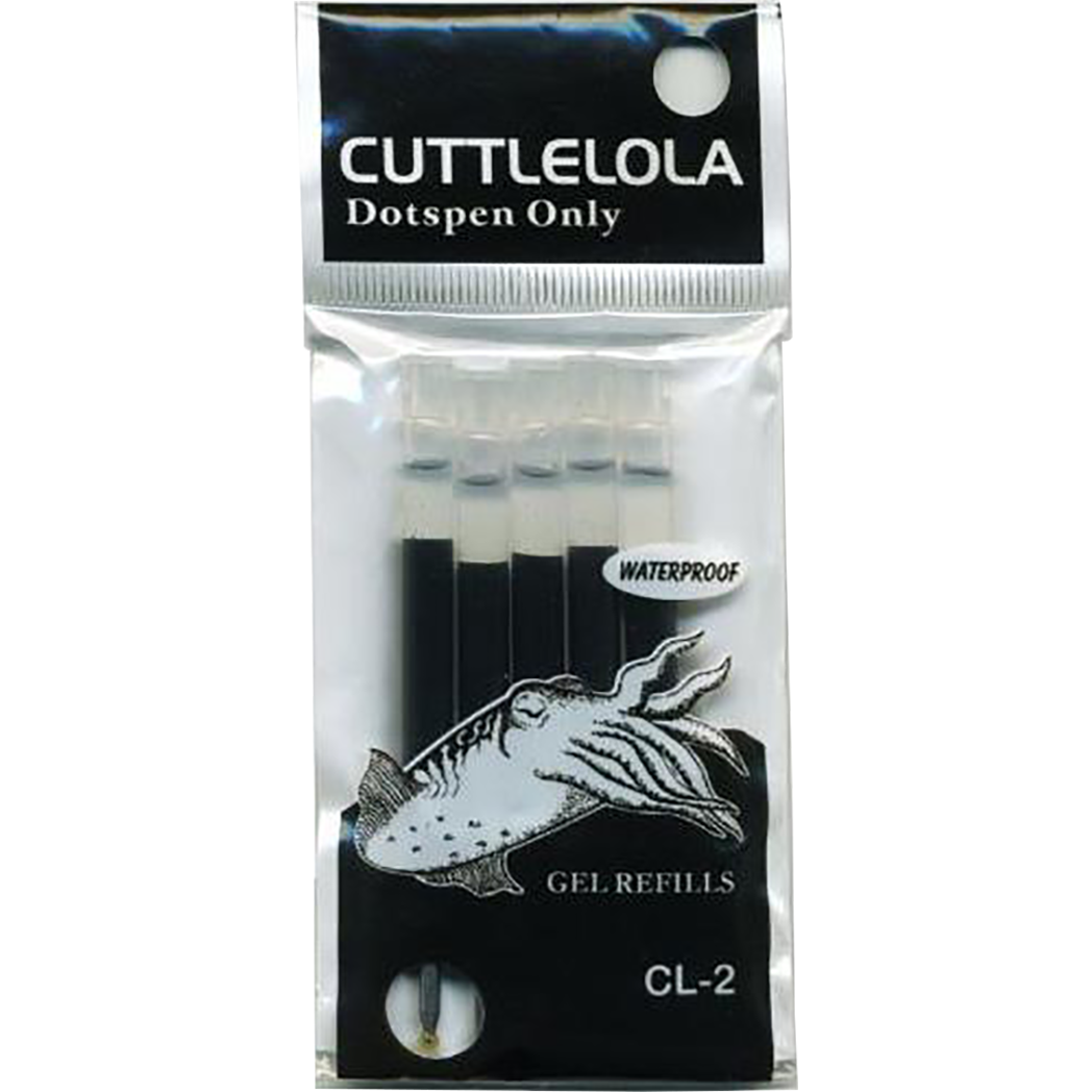 Jac Zagoory Cuttlelola Electric Dots Pen Ink Cartridges - Black - Default  Title - Pen Boutique Ltd