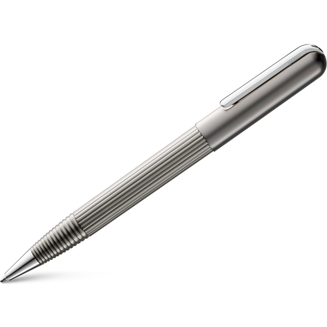 Lamy Imporium Titanium/Platinum Ballpoint Pen - Pen Boutique Ltd