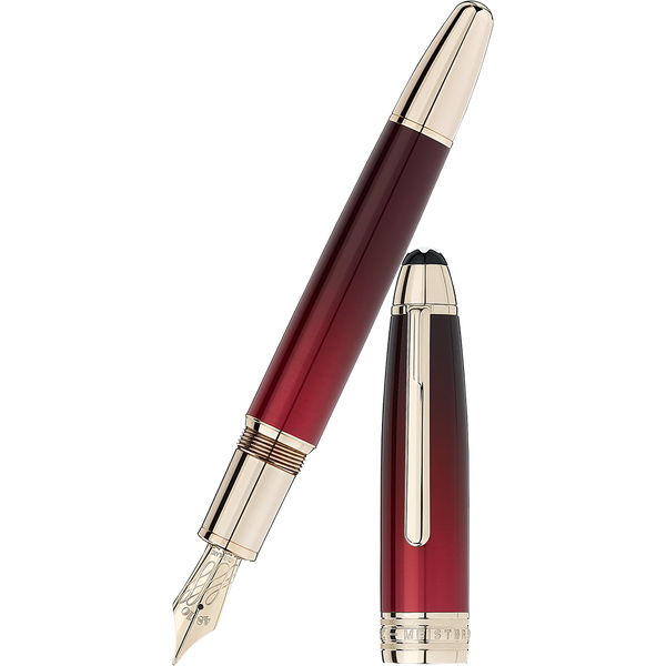 Montblanc 146 Solitaire Meisterstuck Fountain Pen Burgundy Lacquer Pen Boutique Ltd