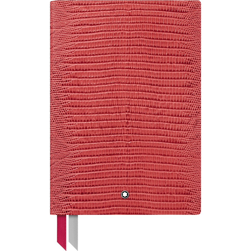 Montblanc Notebook - #146 Lizard Print - Cardinal Red - Lined - Pen 