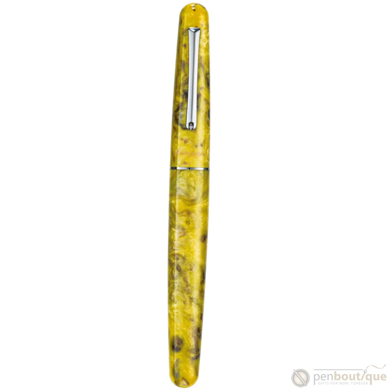 Montegrappa Elmo 01 Fantasy Bloom Fountain Pen - Iris Yellow-Pen Boutique Ltd