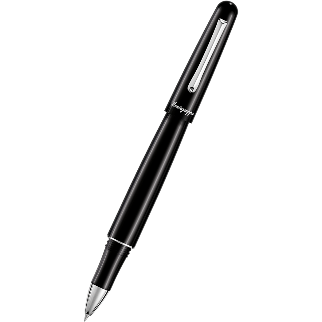 Montegrappa Elmo Rollerball Pen - Black-Pen Boutique Ltd