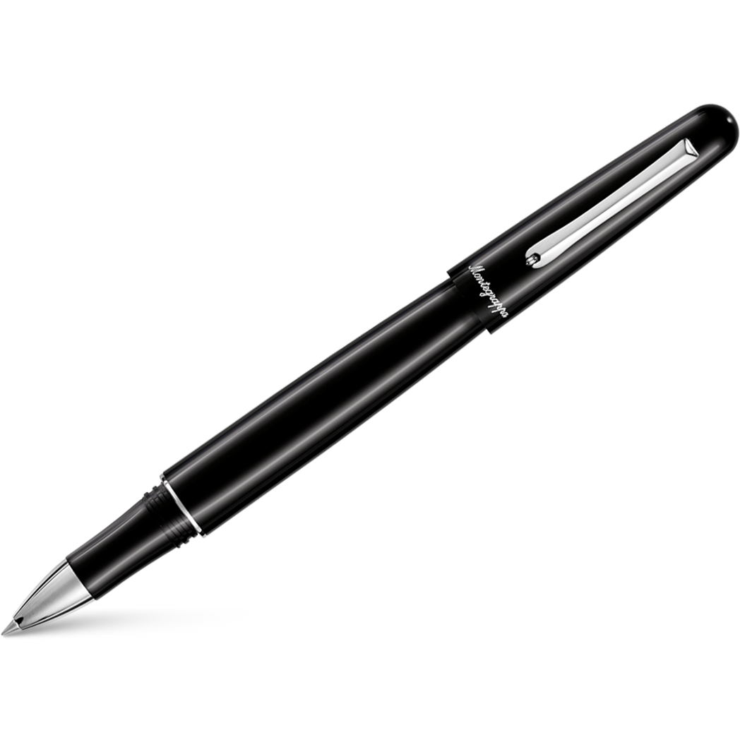 Montegrappa Elmo Rollerball Pen - Black-Pen Boutique Ltd