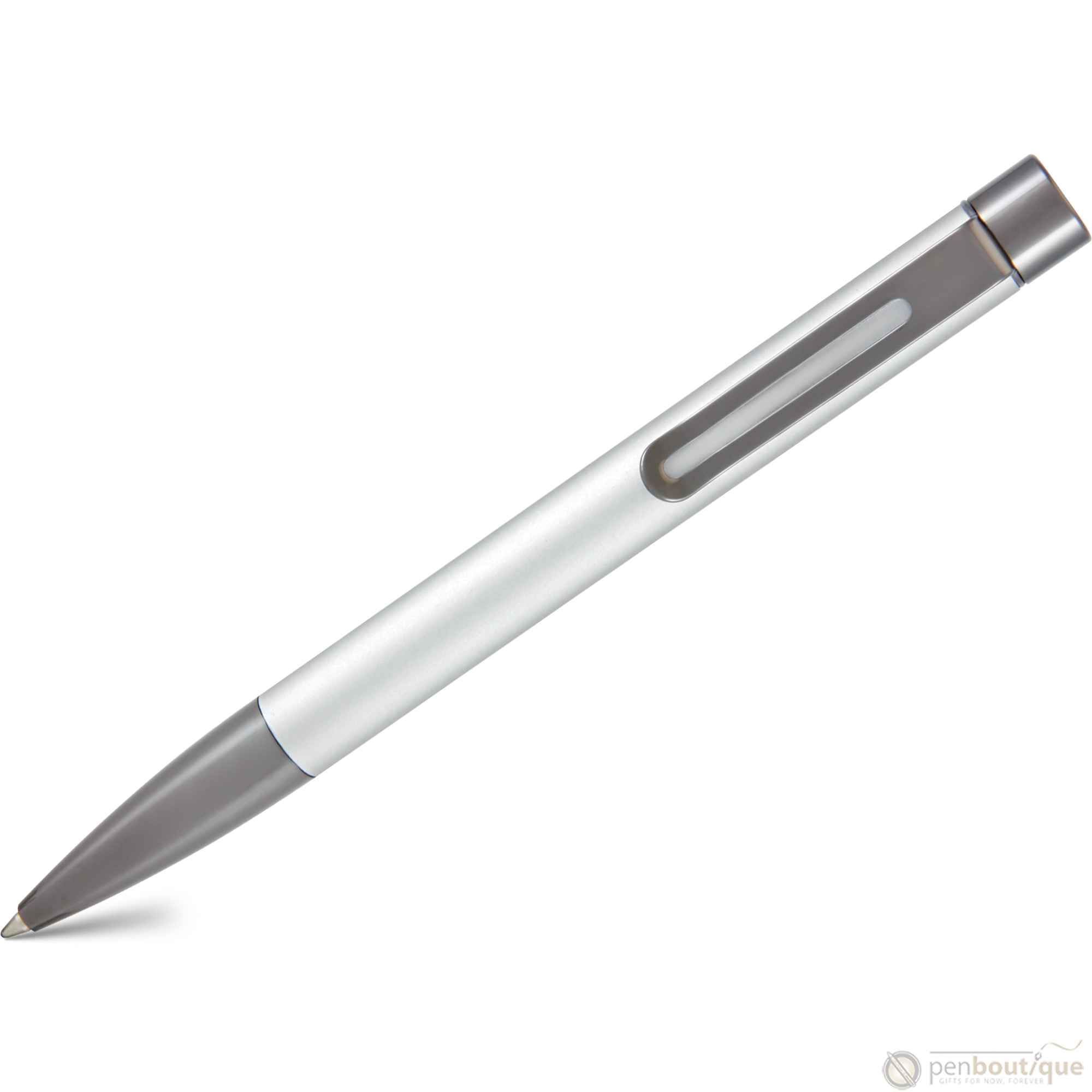 Monteverde Ritma Ballpoint Pen - Silver-Pen Boutique Ltd