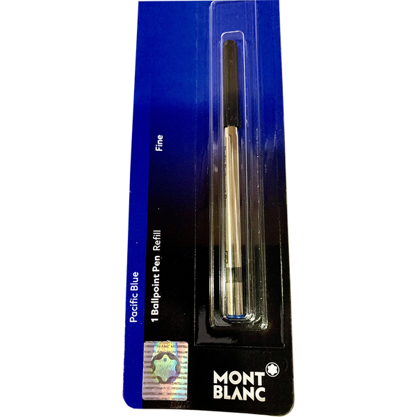 Montblanc Ballpoint Refill - Pacific Blue - Fine Blistered-Pen Boutique Ltd