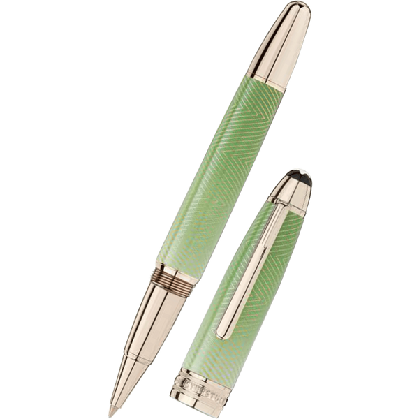 Montblanc Meisterstuck Calligraphy Rollerball Pen - Solitaire Celadon Dégradé-Pen Boutique Ltd