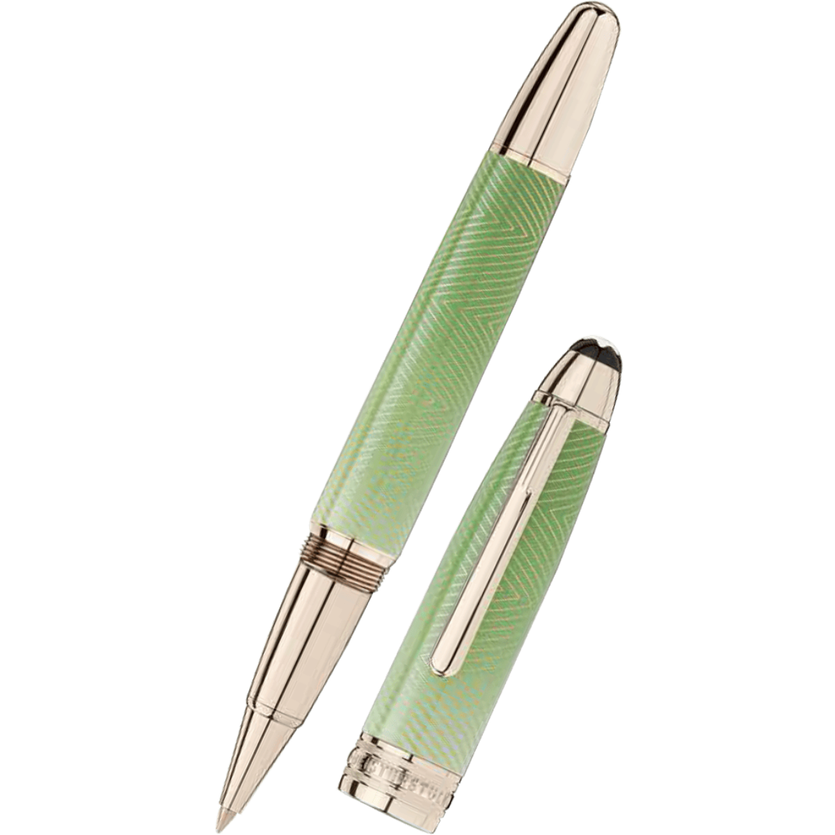 Montblanc Meisterstuck Calligraphy Rollerball Pen - Solitaire Celadon Dégradé-Pen Boutique Ltd