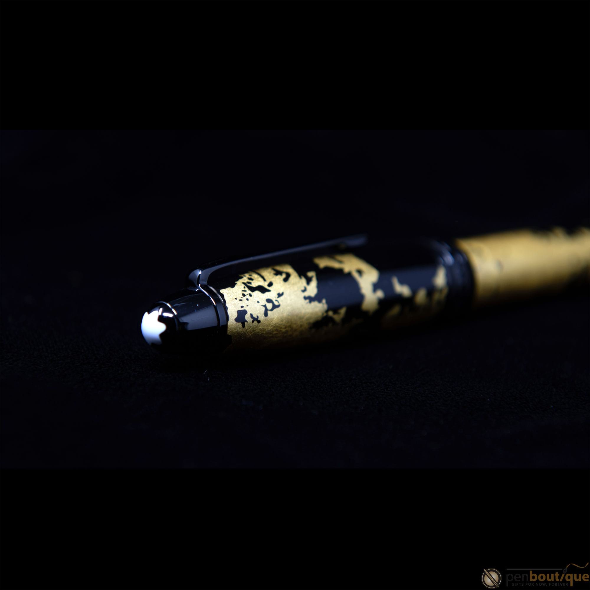 Meisterstück Solitaire Calligraphy Gold Leaf Fountain Pen - Luxury