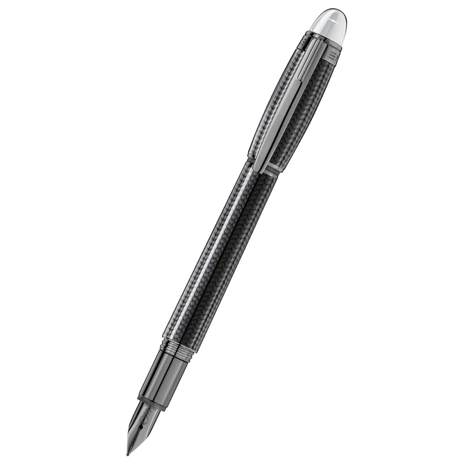 Montblanc StarWalker Fountain Pen - Ultimate Carbon - Platinum Trim