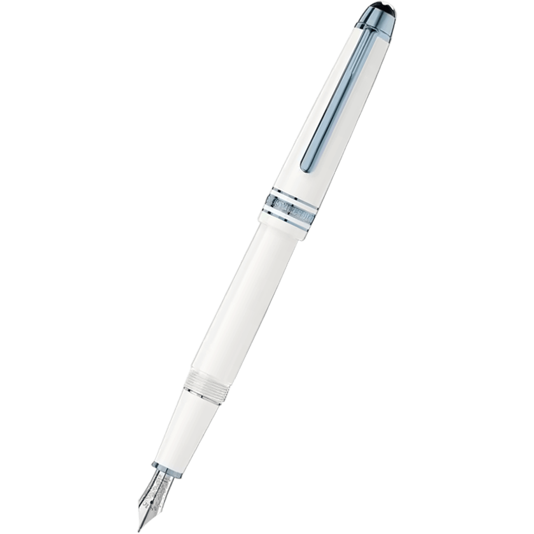 Montblanc Meisterstuck Fountain Pen - Glacier White (Classique)-Pen Boutique Ltd