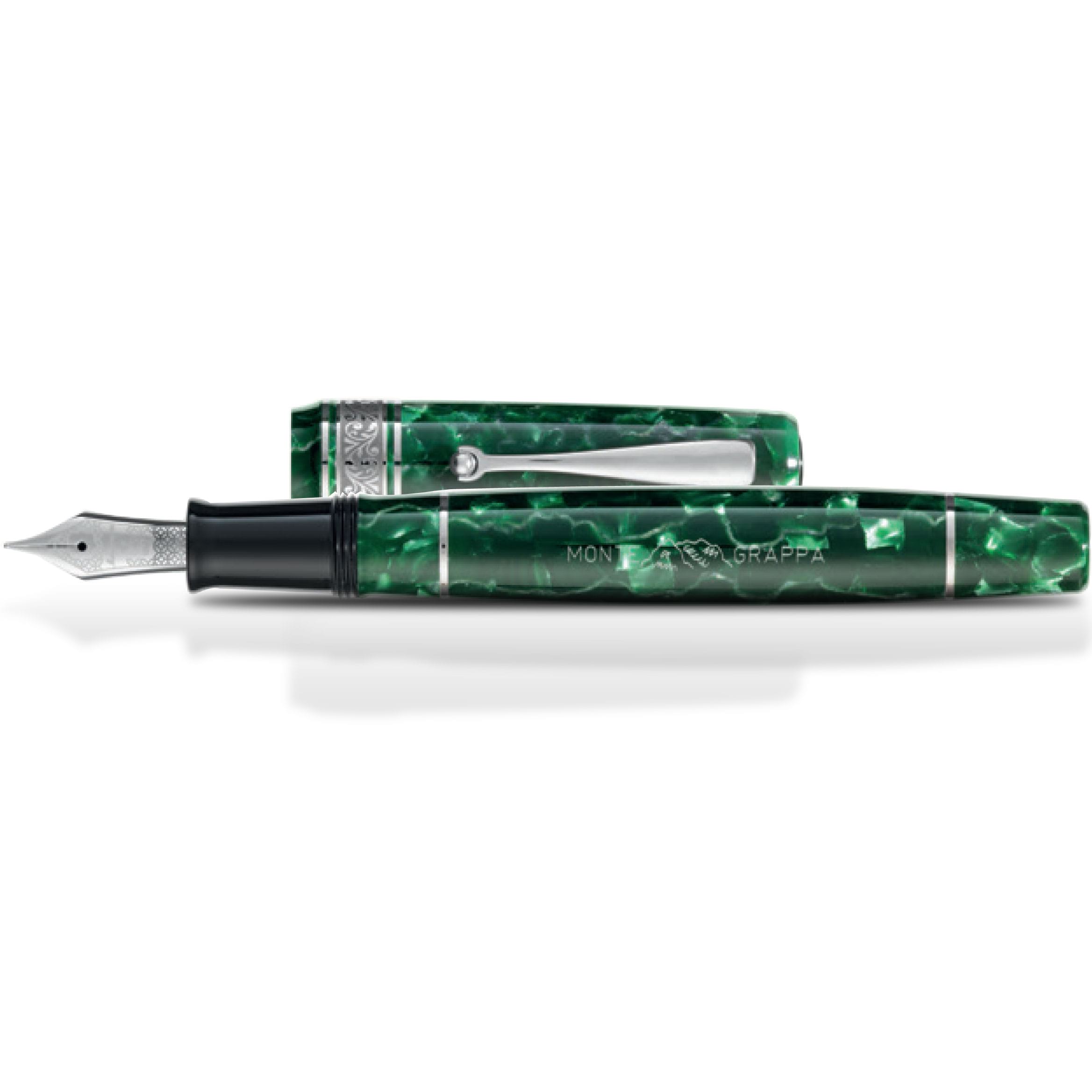 Montegrappa Ammiraglio 1939 Fountain Pen - Limited Edition - Malachite-Pen Boutique Ltd