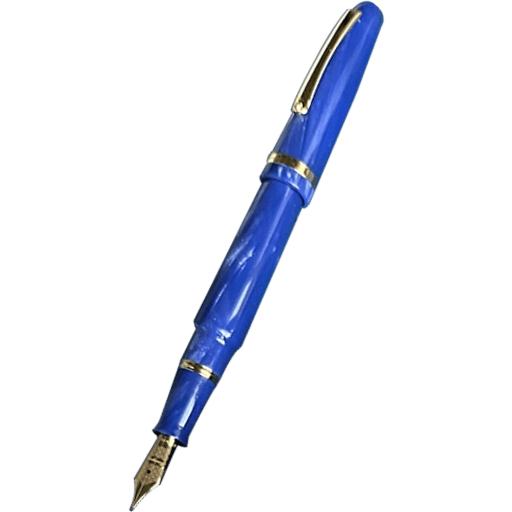 Montegrappa Venetia Celluloid Fountain Pen - Glittering Blue - US Exclusive (Limited Edition)-Pen Boutique Ltd