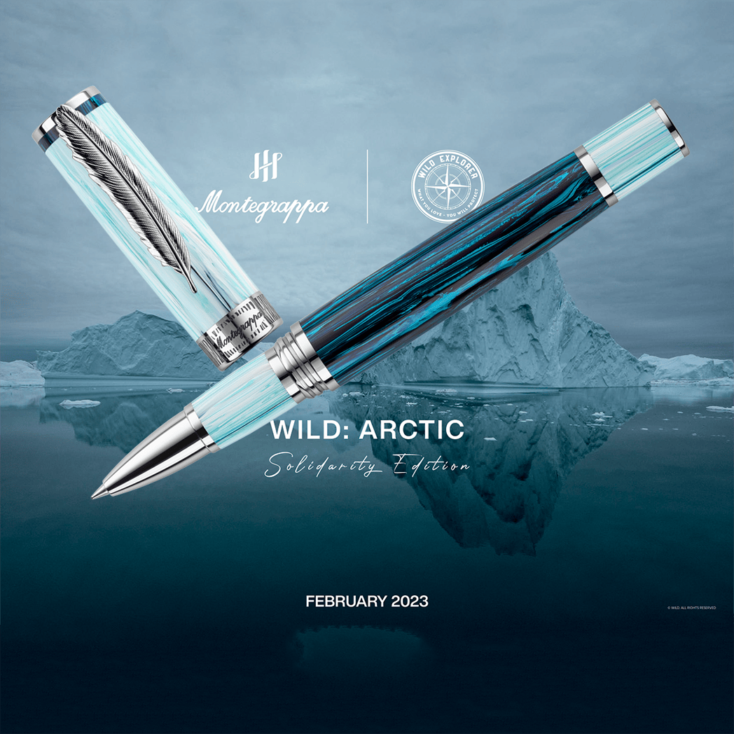 Montegrappa Wild Rollerball Pen - Arctic (Limited Edition)-Pen Boutique Ltd