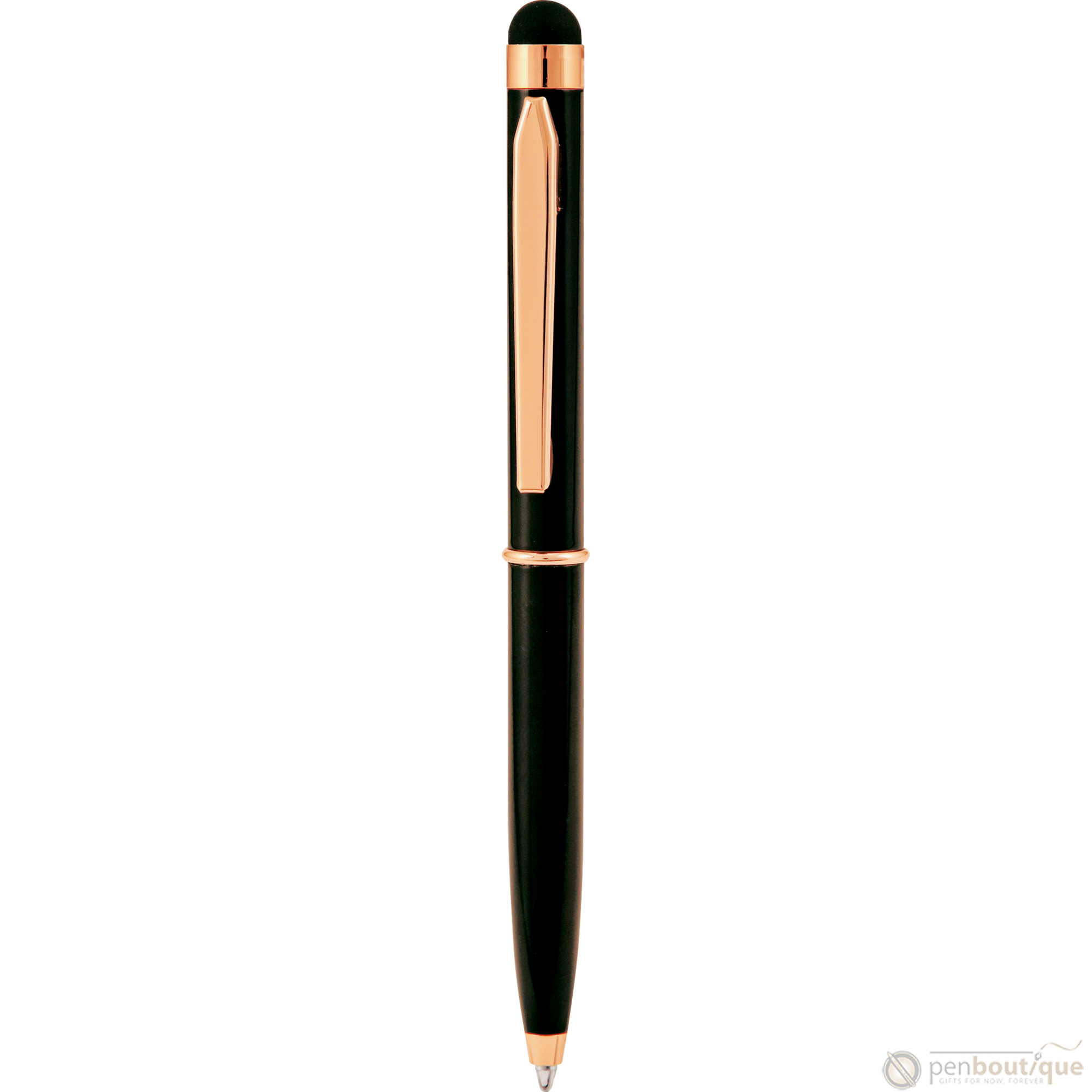 Monteverde Poquito Stylus Ballpoint Pen - Black Attire-Pen Boutique Ltd