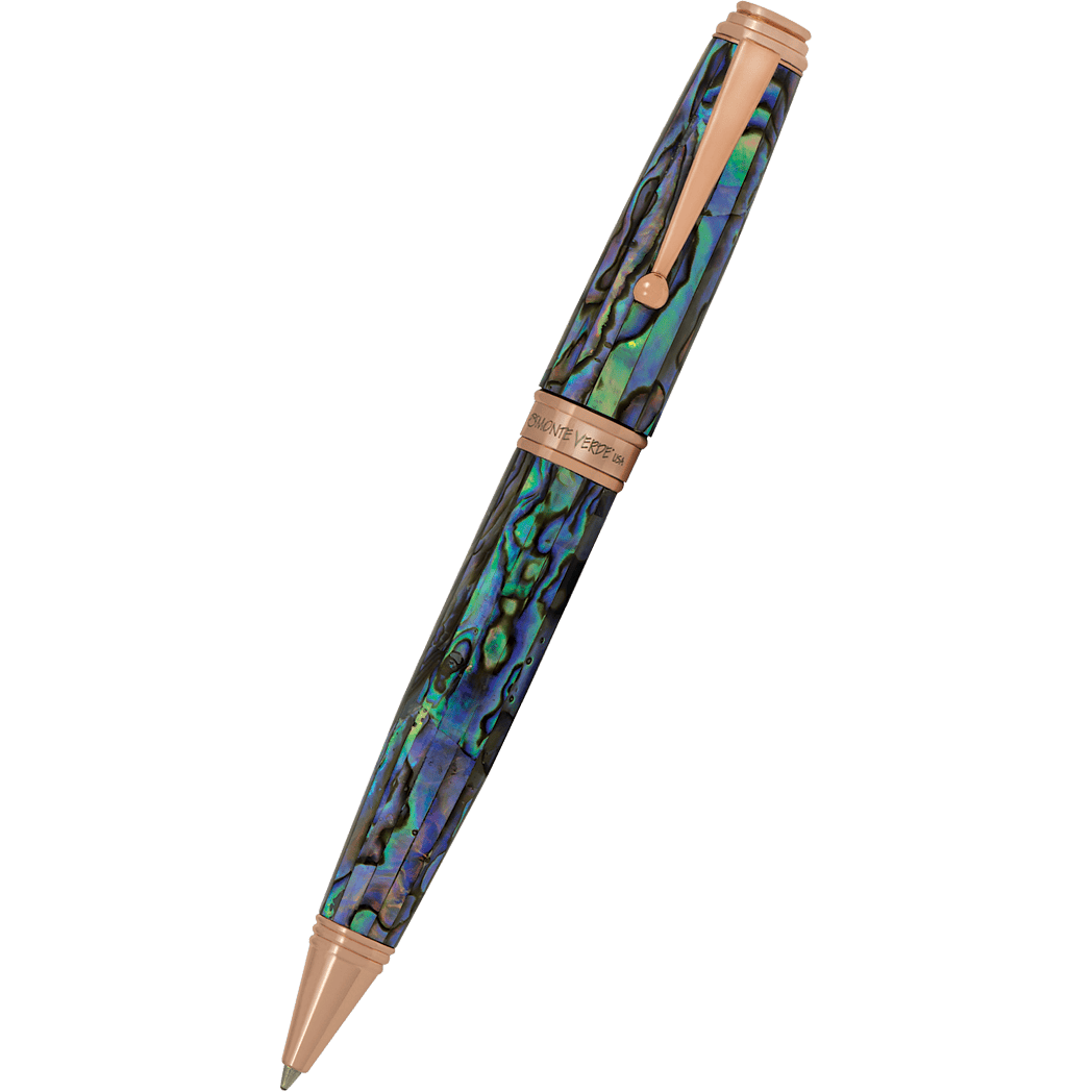 Monteverde Invincia Deluxe Ballpoint Pen - Abalone Rosegold Trim - Limited Edition-Pen Boutique Ltd