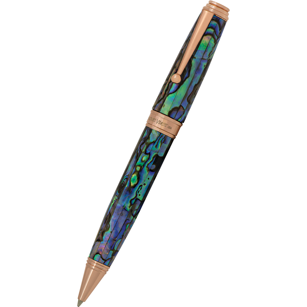 Monteverde Invincia Deluxe Ballpoint Pen - Abalone Rosegold Trim - Limited Edition-Pen Boutique Ltd