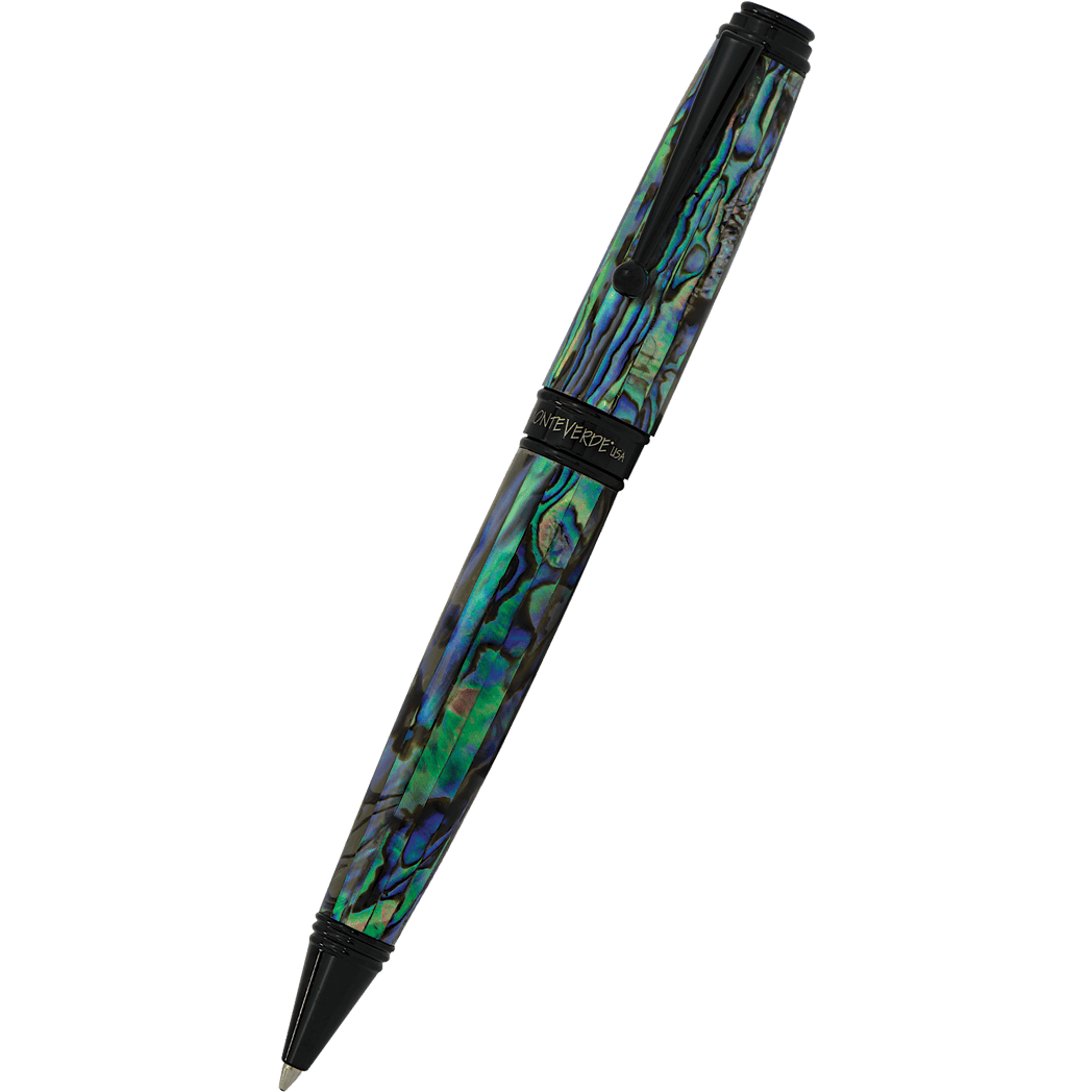 Monteverde Invincia Deluxe Ballpoint Pen - Abalone Gunmetal Trim - Limited Edition-Pen Boutique Ltd