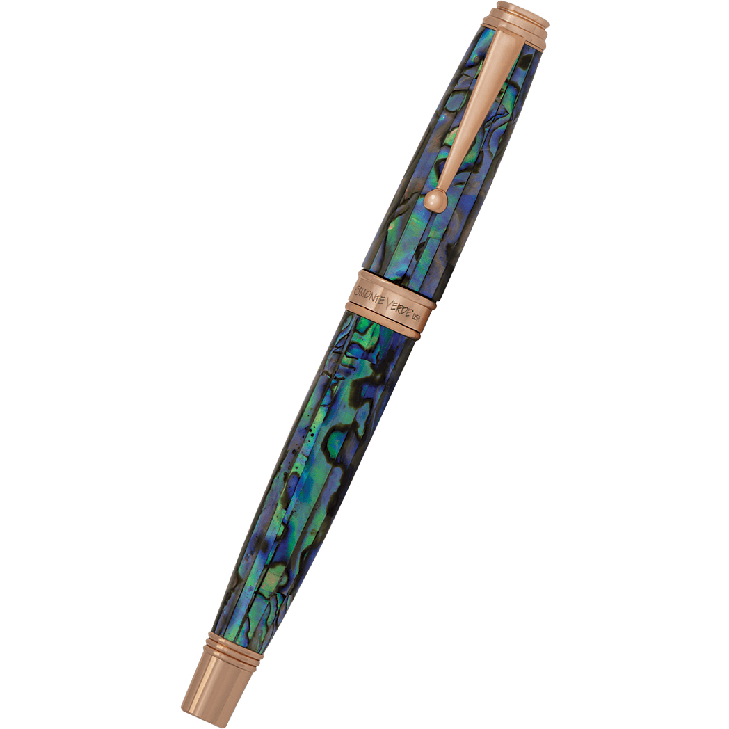 Monteverde Invincia Deluxe Rollerball Pen - Abalone Rosegold Trim - Limited Edition-Pen Boutique Ltd