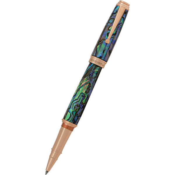 Monteverde Invincia Deluxe Rollerball Pen - Abalone Rosegold Trim - Limited Edition-Pen Boutique Ltd