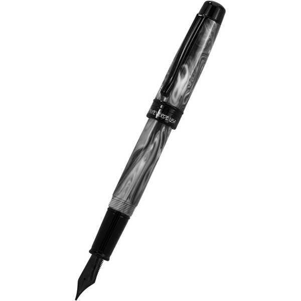 Monteverde Prima Fountain Pen - Grey Swirl-Pen Boutique Ltd