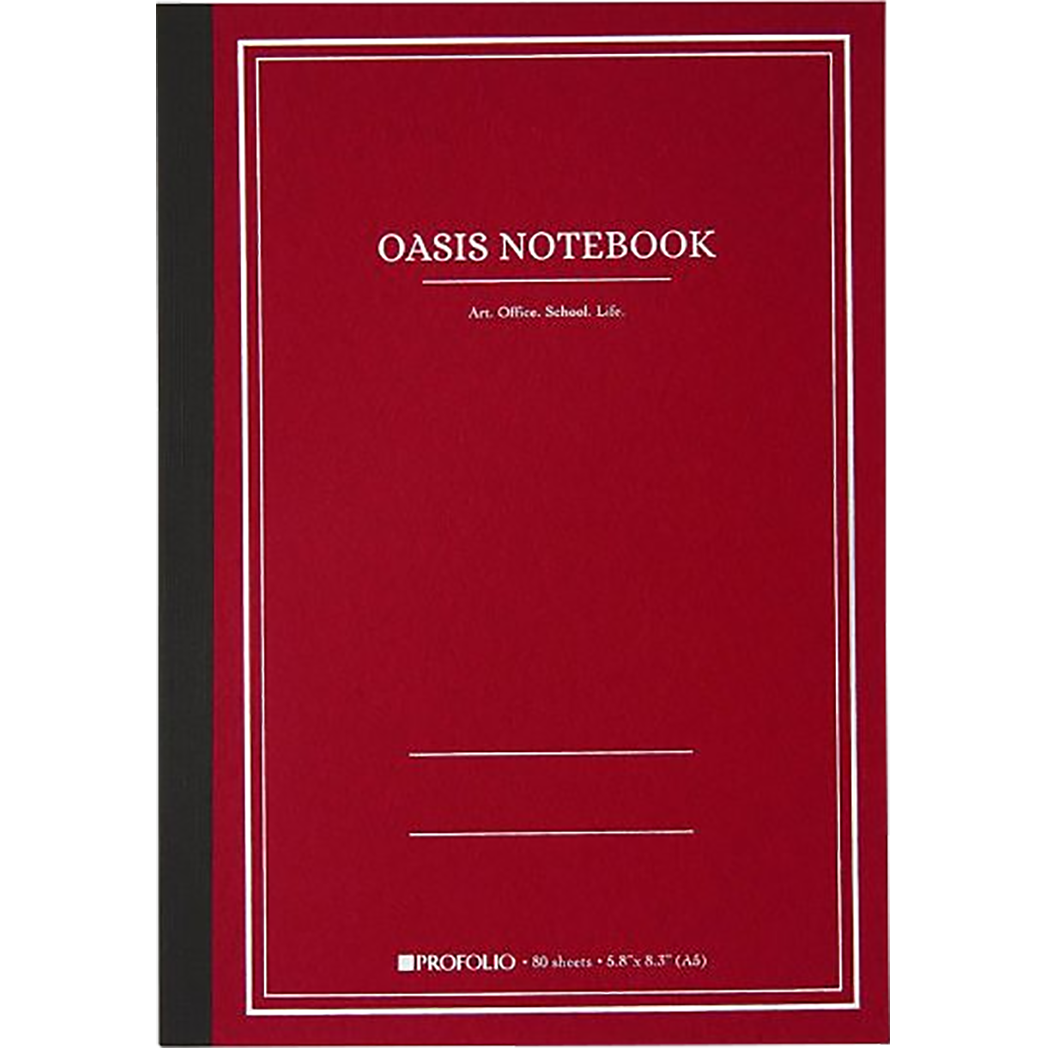 Oasis ProFolio Notebook - Brick - Medium-Pen Boutique Ltd