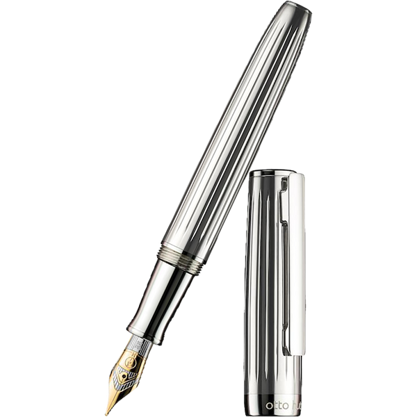 Otto Hutt Design 7 Sterling Silver Fountain Pen-Pen Boutique Ltd