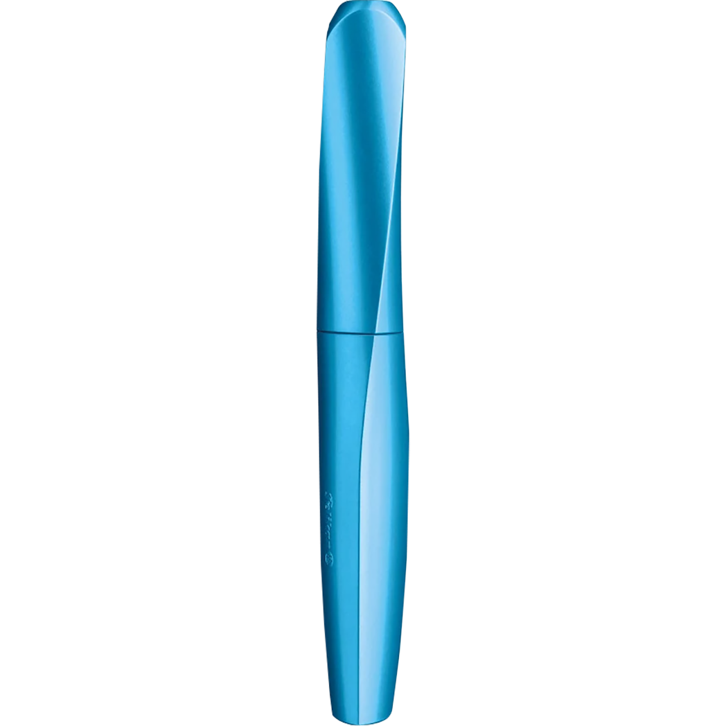 Pelikan Twist Fountain Pen - Frosted Blue - Medium (Boxed)-Pen Boutique Ltd