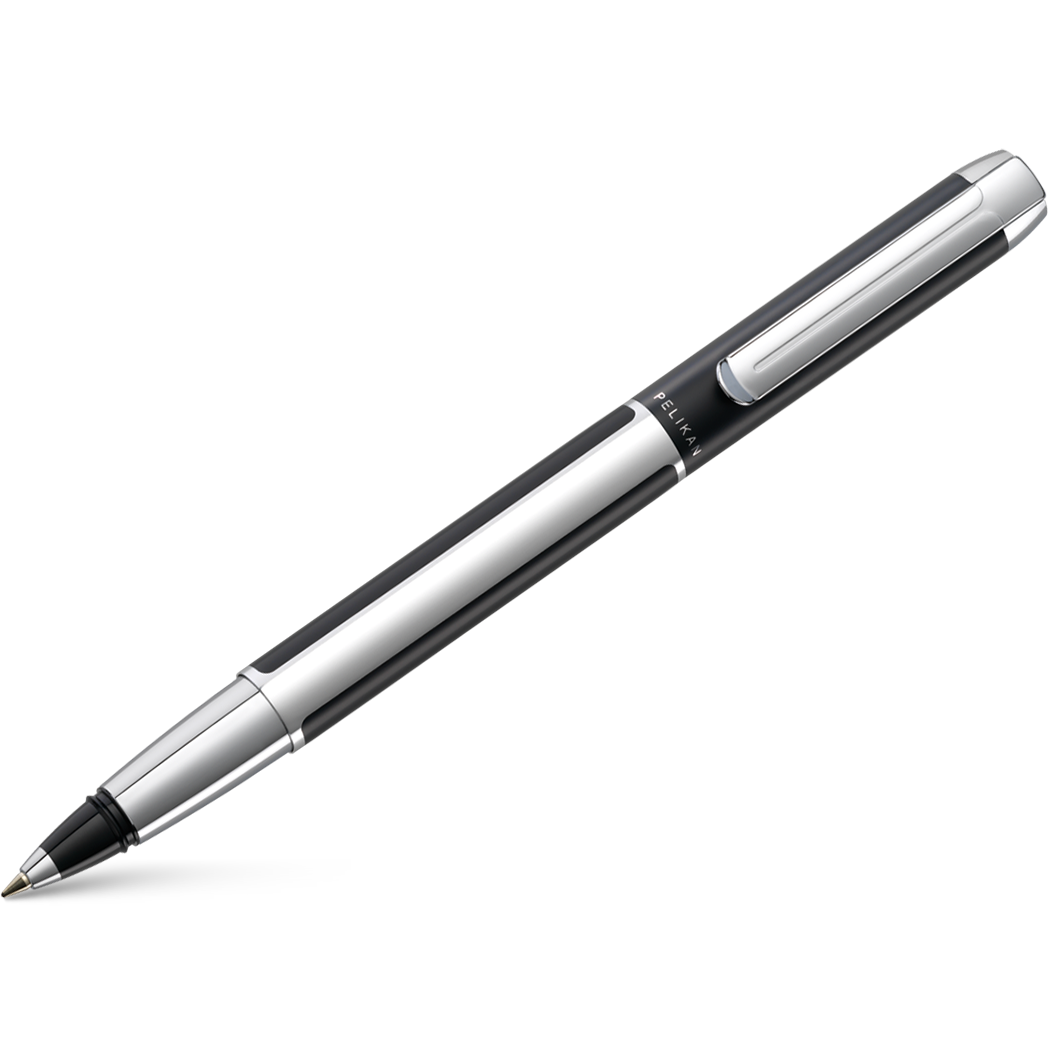 Pelikan Pura Rollerball Pen - R40 Black/Silver-Pen Boutique Ltd