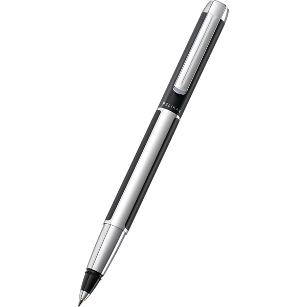 Pelikan Pura Rollerball Pen - R40 Black/Silver-Pen Boutique Ltd