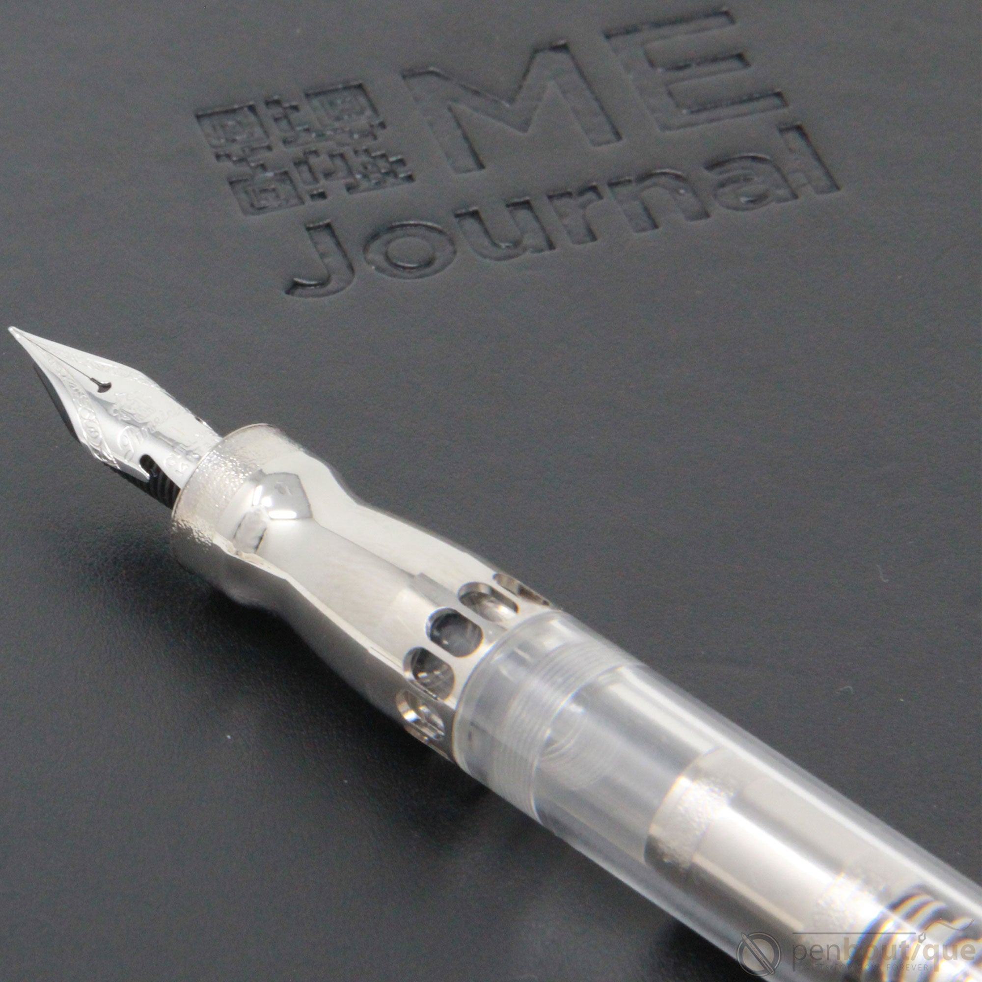 Pineider Mystery Filler Demonstrator Fountain Pen - White Sugar-Pen Boutique Ltd