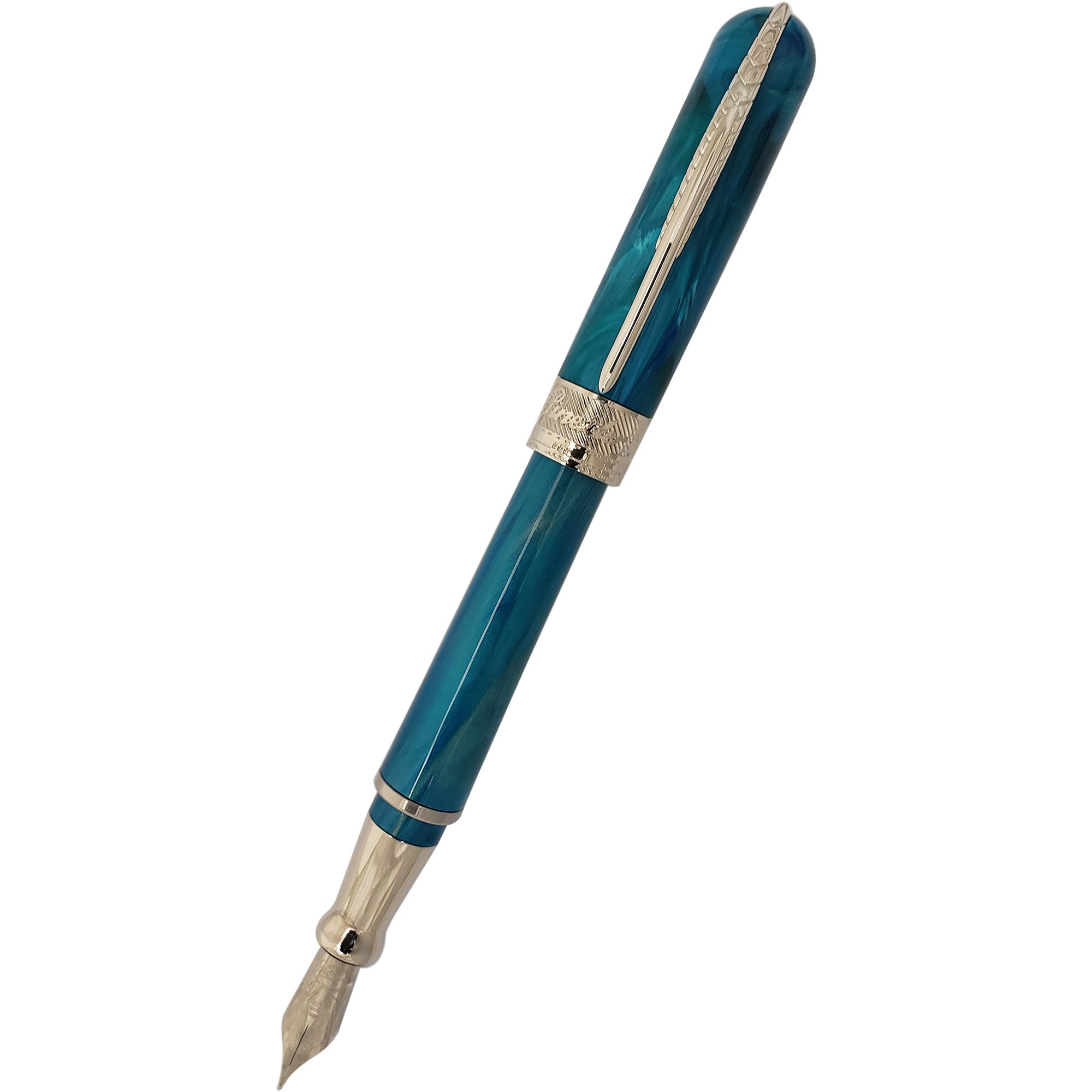 Pineider Avatar UR Fountain Pen - Abalone Green-Pen Boutique Ltd