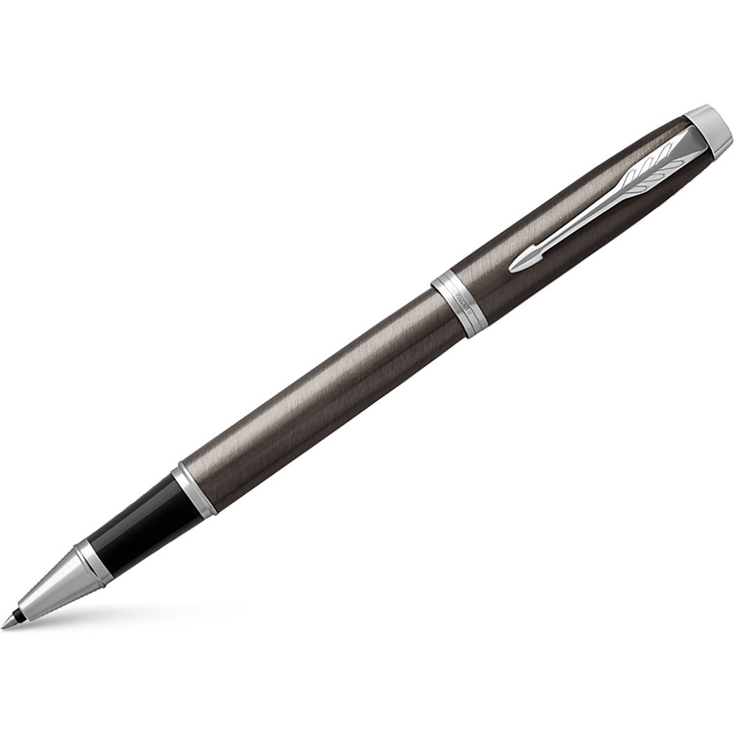 Parker IM Ballpoint Pen - Gunmetal - Chrome Trim - Pen Boutique Ltd