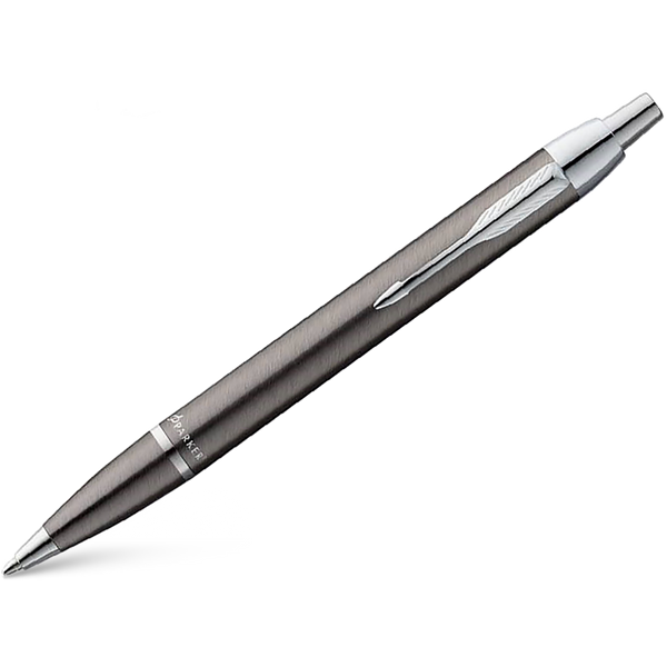 Parker IM Ballpoint Pen - Gunmetal - Chrome Trim - Pen Boutique Ltd